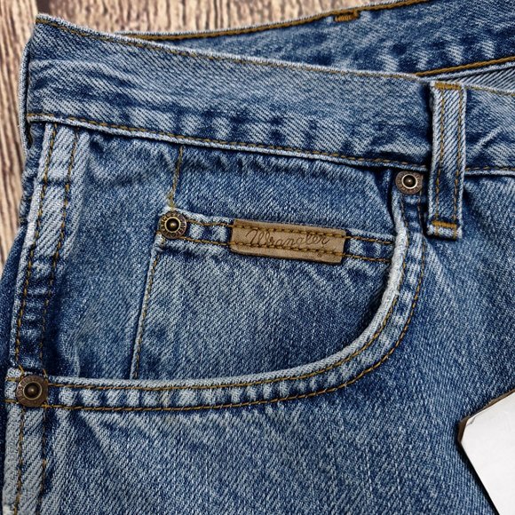 Vintage Wrangler Classic Bootcut Straight Men's Jeans Size 40x32 TEXAS High Rise - Picture 7 of 10